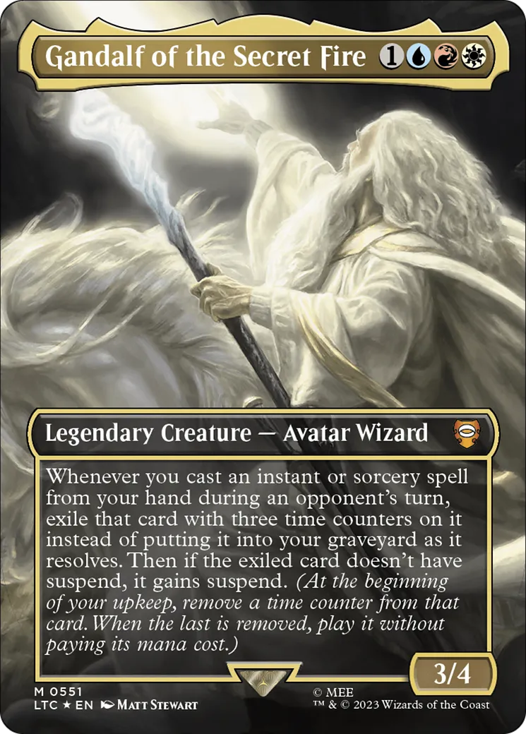 Gandalf of the Secret Fire — Tales of Middle-earth Commander — Magic: The Gathering