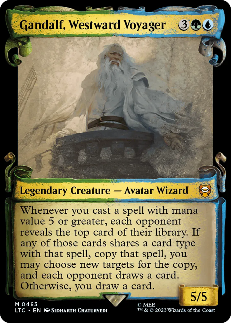 Gandalf, voyageur vers l'ouest — Tales of Middle-earth Commander — Magic: The Gathering