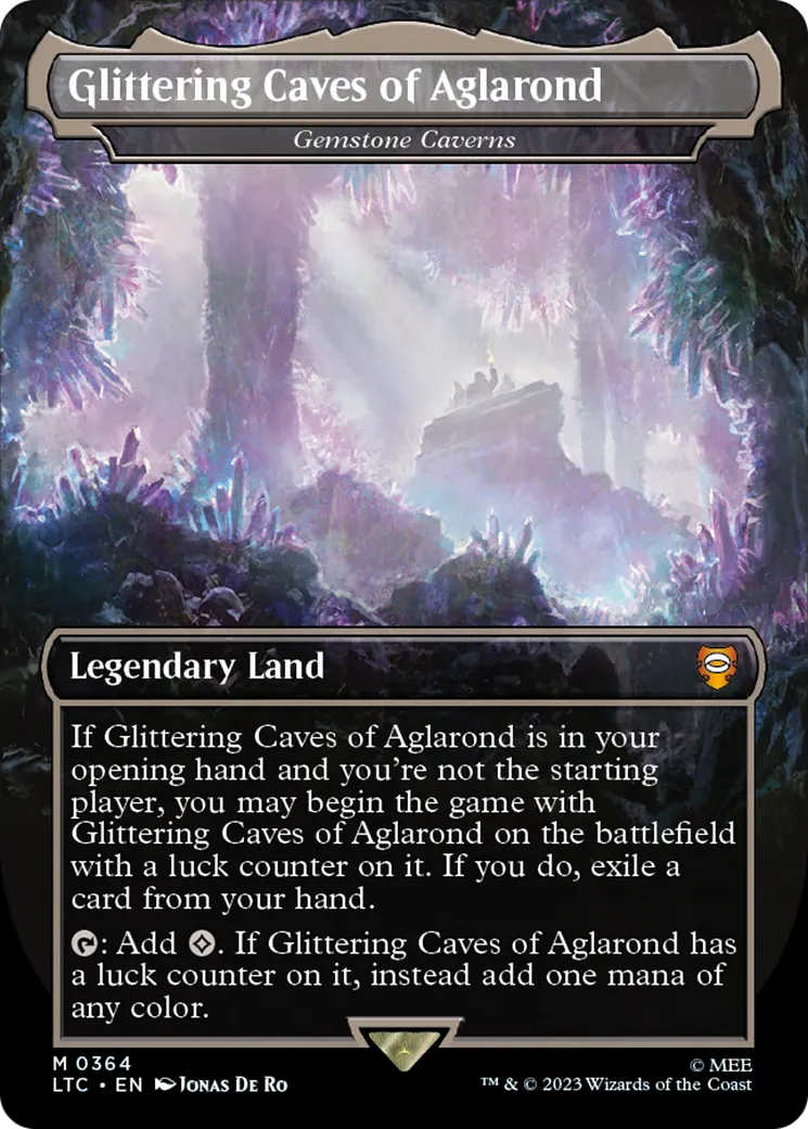 Gemstone Caverns — Tales of Middle-earth Commander — Magic: The Gathering
