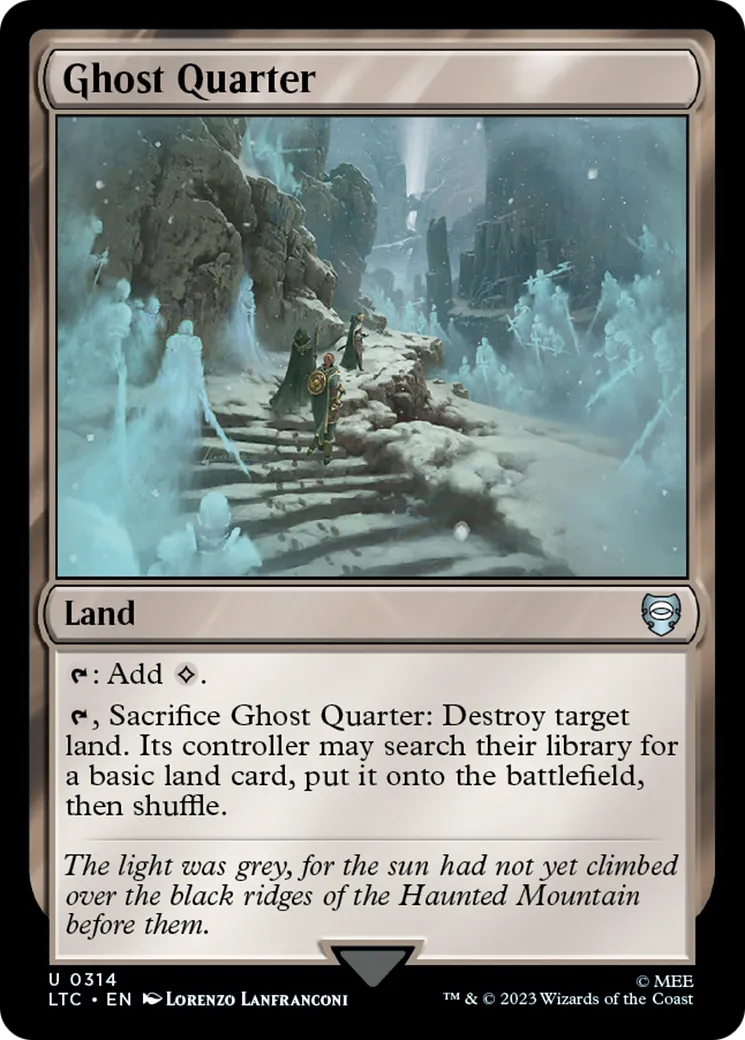 Ghost Quarter — Tales of Middle-earth Commander — Magic: The Gathering