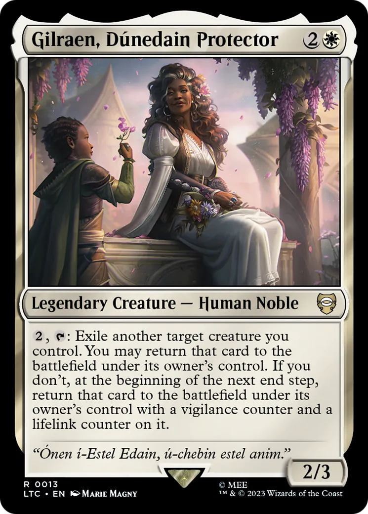 Gilraen, Dúnedain Protector — Tales of Middle-earth Commander — Magic: The Gathering