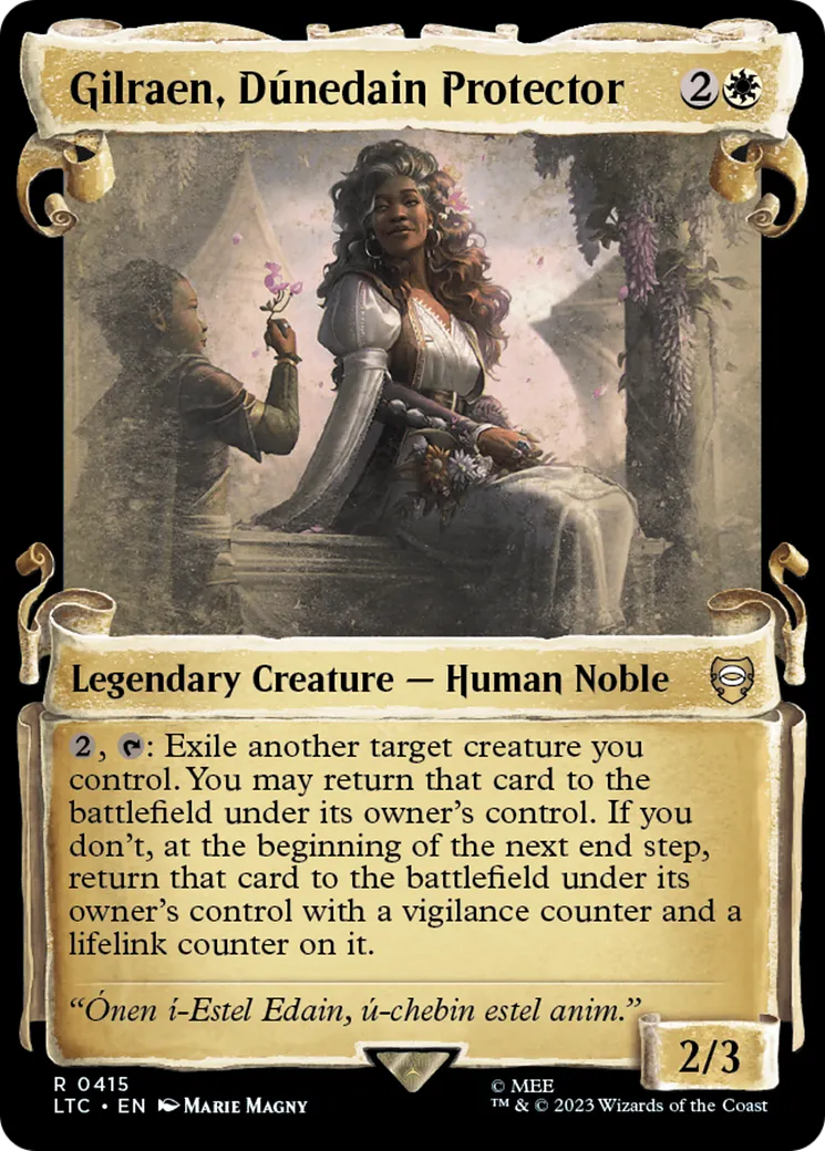 Gilraen, Dúnedain Protector — Tales of Middle-earth Commander — Magic: The Gathering