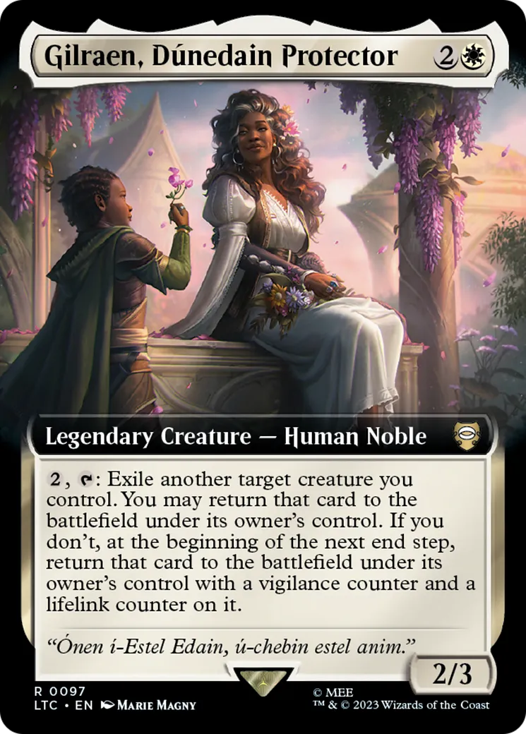 Gilraen, Dúnedain Protector — Tales of Middle-earth Commander — Magic: The Gathering