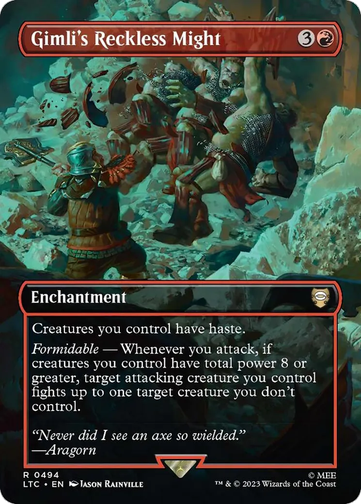 Gimli's Reckless Might — Tales of Middle-earth Commander — Magic: The Gathering