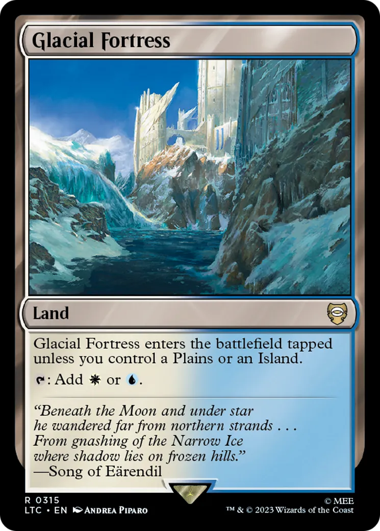 Forteresse glaciaire — Tales of Middle-earth Commander — Magic: The Gathering