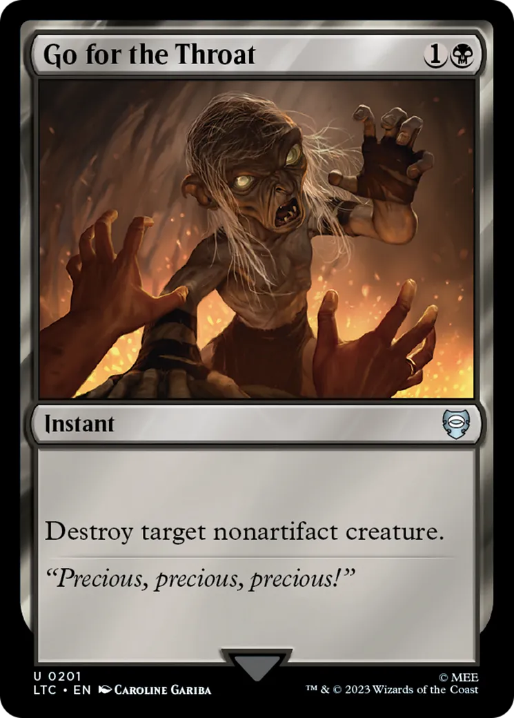 Go for the Throat — Tales of Middle-earth Commander — Magic: The Gathering