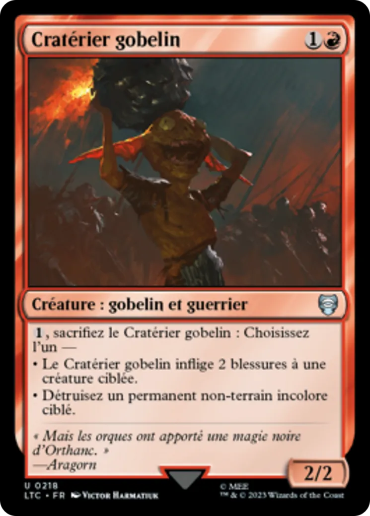 Cratérier gobelin — Tales of Middle-earth Commander — Magic: The Gathering