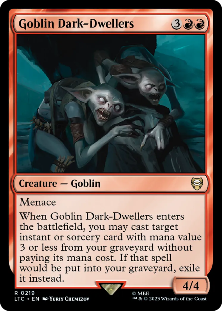 Goblin Dark-Dwellers — Tales of Middle-earth Commander — Magic: The Gathering