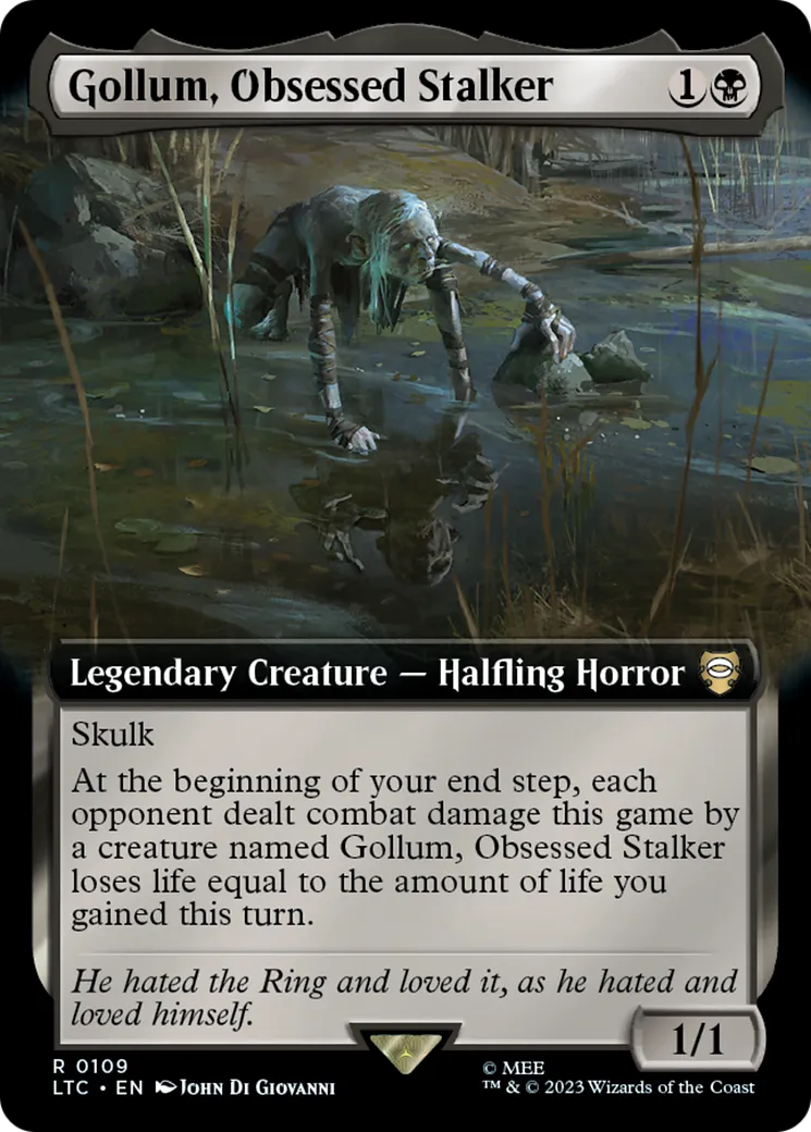 Gollum, Obsessed Stalker — Tales of Middle-earth Commander — Magic: The Gathering