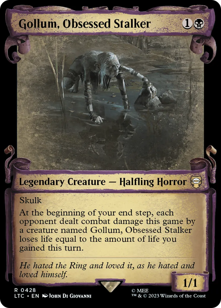 Gollum, Obsessed Stalker — Tales of Middle-earth Commander — Magic: The Gathering