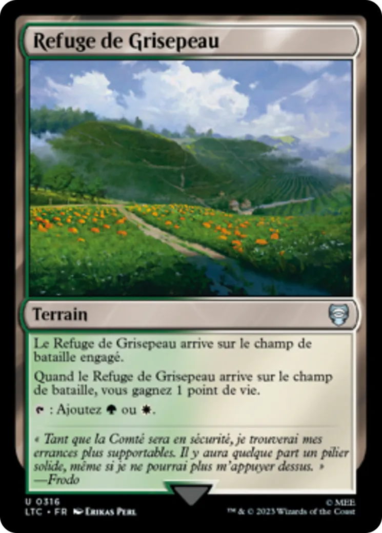 Refuge de Grisepeau — Tales of Middle-earth Commander — Magic: The Gathering
