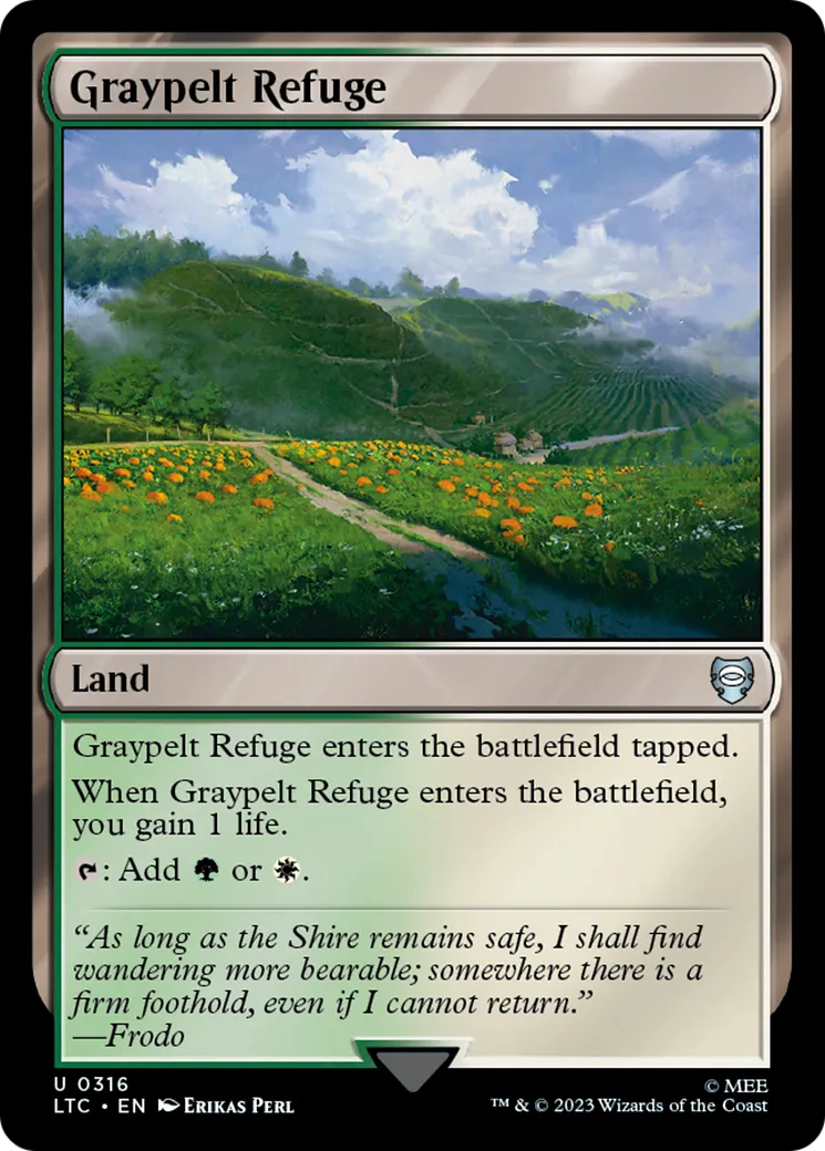 Refuge de Grisepeau — Tales of Middle-earth Commander — Magic: The Gathering