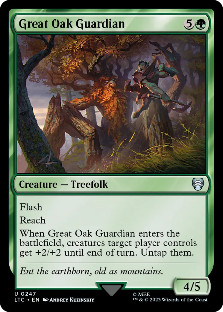 Vigile grand chêne — Tales of Middle-earth Commander — Magic: The Gathering