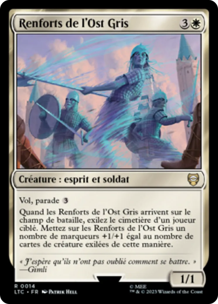 Renforts de l'Ost Gris — Tales of Middle-earth Commander — Magic: The Gathering