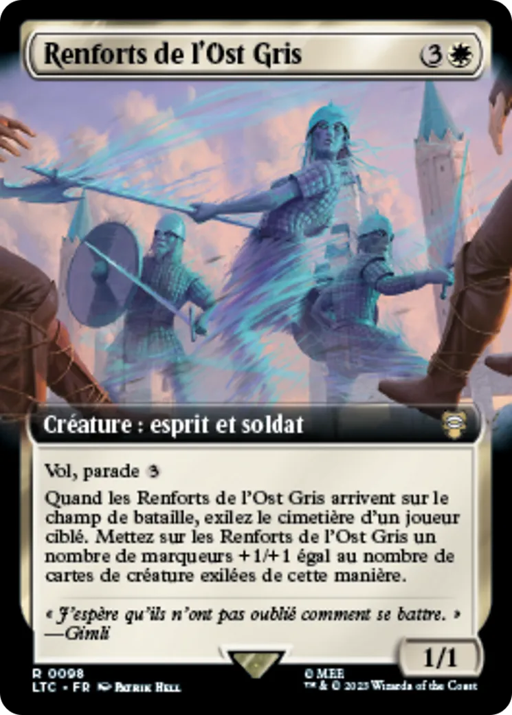 Renforts de l'Ost Gris — Tales of Middle-earth Commander — Magic: The Gathering