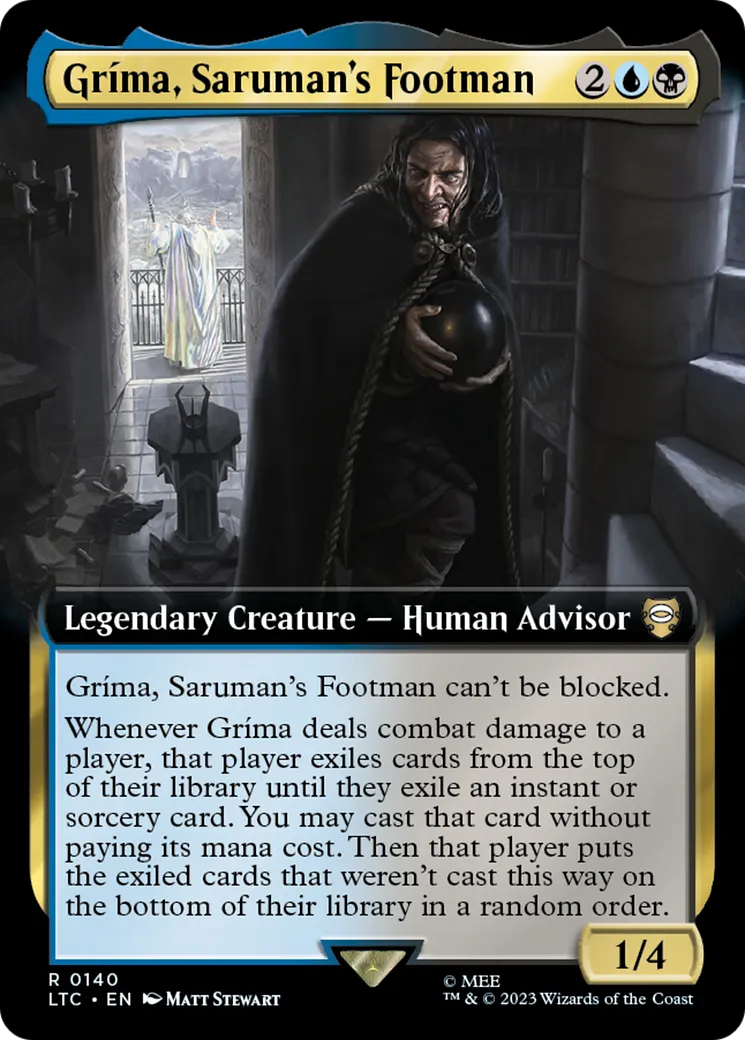 Gríma, Saruman's Footman — Tales of Middle-earth Commander — Magic: The Gathering