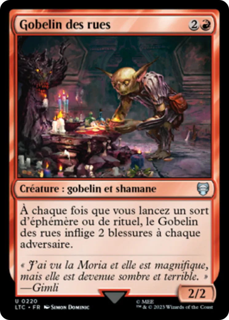 Gobelin des rues — Tales of Middle-earth Commander — Magic: The Gathering