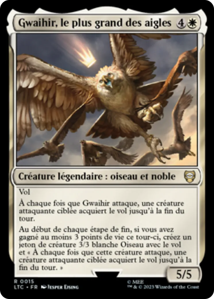 Gwaihir, le plus grand des aigles — Tales of Middle-earth Commander — Magic: The Gathering