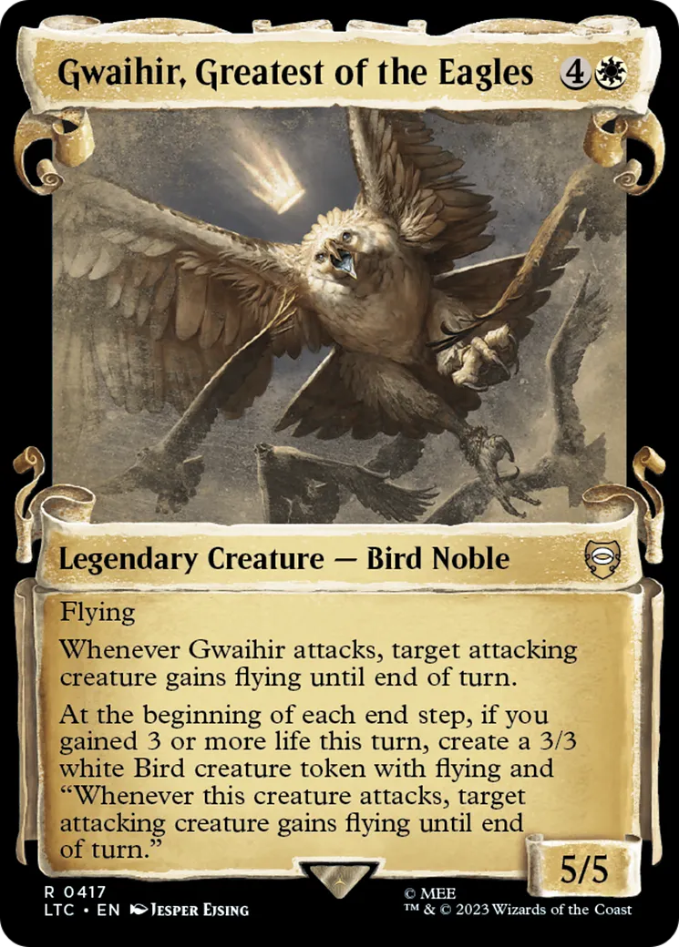 Gwaihir, le plus grand des aigles — Tales of Middle-earth Commander — Magic: The Gathering