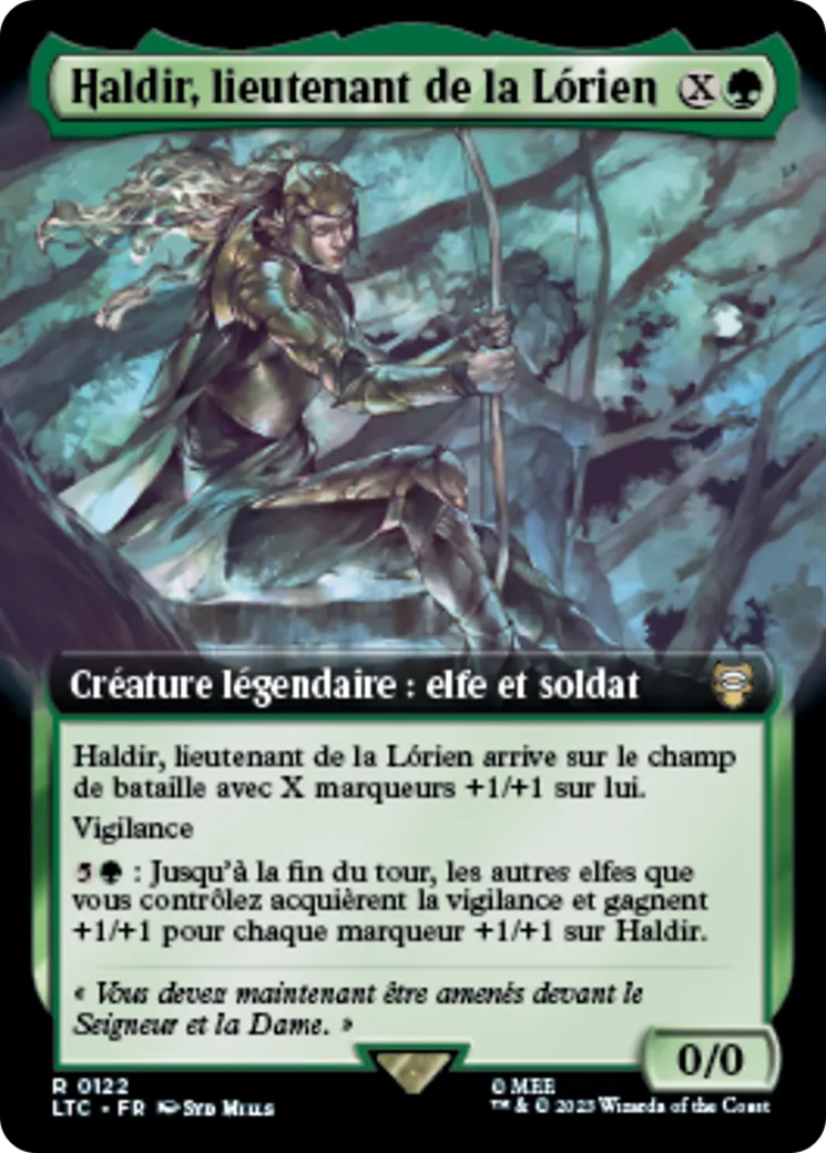 Haldir, lieutenant de la Lórien — Tales of Middle-earth Commander — Magic: The Gathering