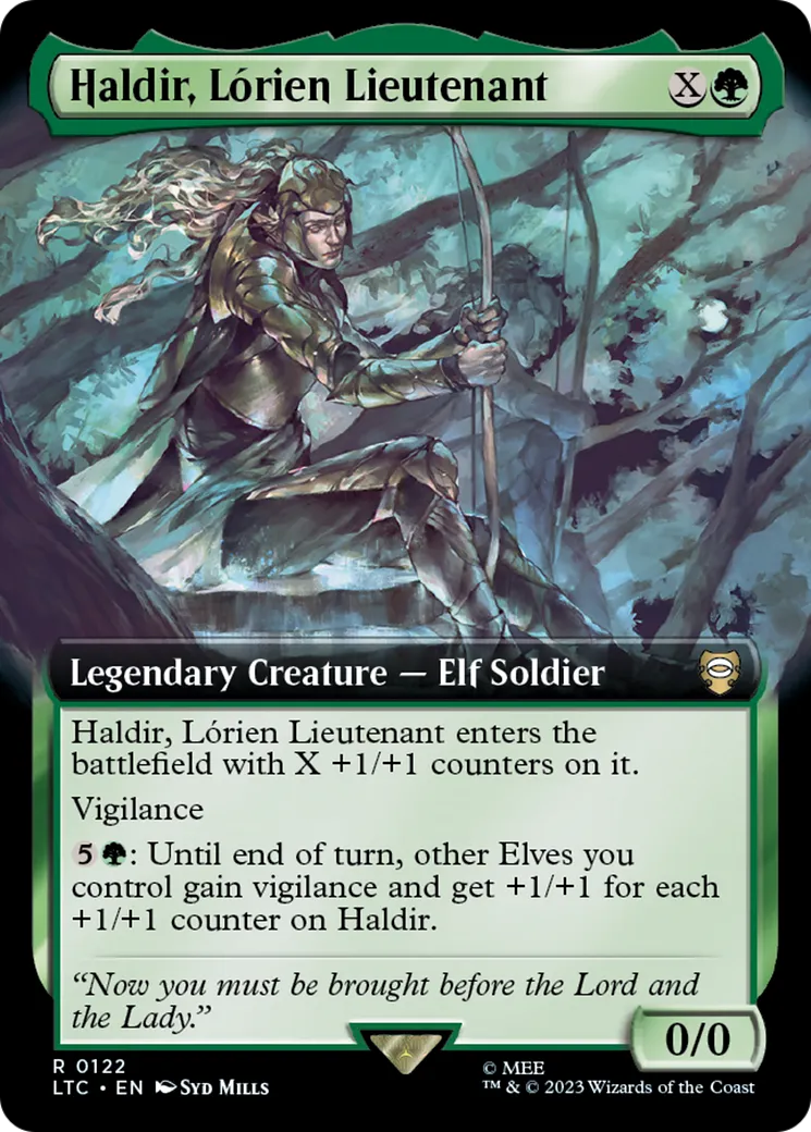 Haldir, Lórien Lieutenant — Tales of Middle-earth Commander — Magic: The Gathering