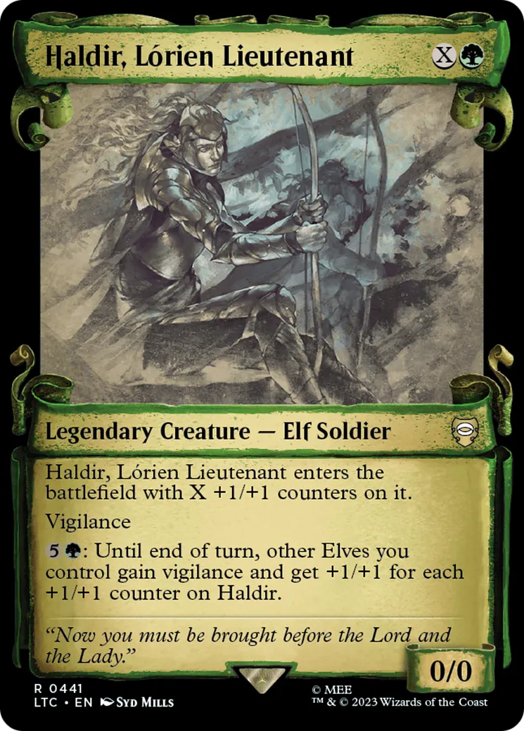 Haldir, lieutenant de la Lórien — Tales of Middle-earth Commander — Magic: The Gathering