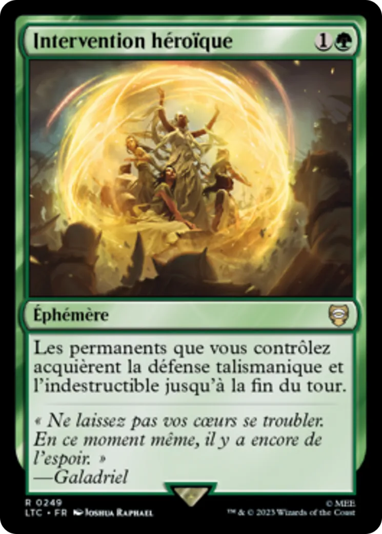 Intervention héroïque — Tales of Middle-earth Commander — Magic: The Gathering