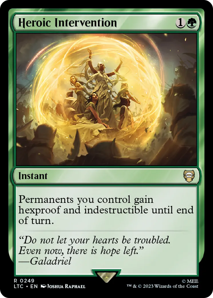 Heroic Intervention — Tales of Middle-earth Commander — Magic: The Gathering