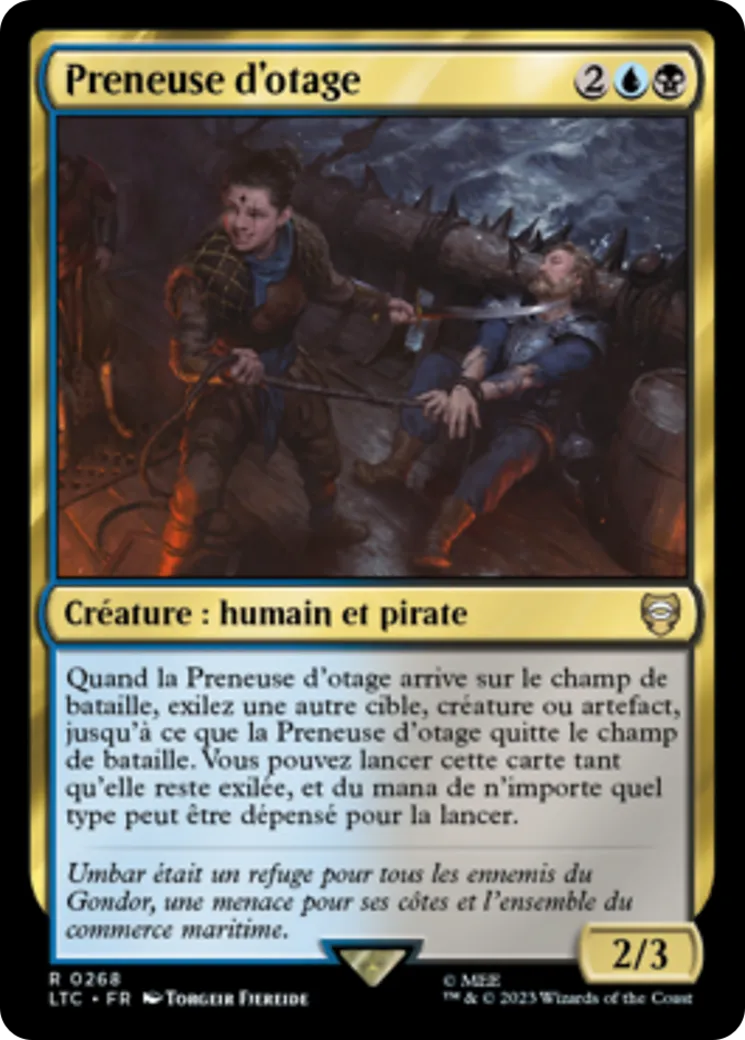 Preneuse d'otage — Tales of Middle-earth Commander — Magic: The Gathering