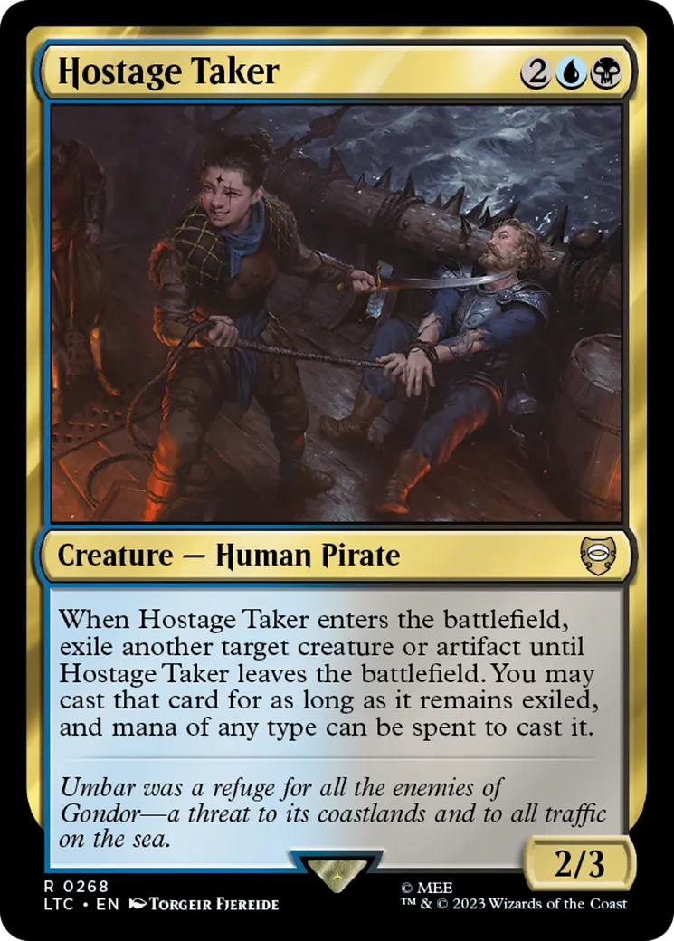 Hostage Taker — Tales of Middle-earth Commander — Magic: The Gathering