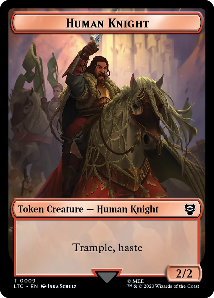 Human Knight — Tales of Middle-earth Commander — Magic: The Gathering