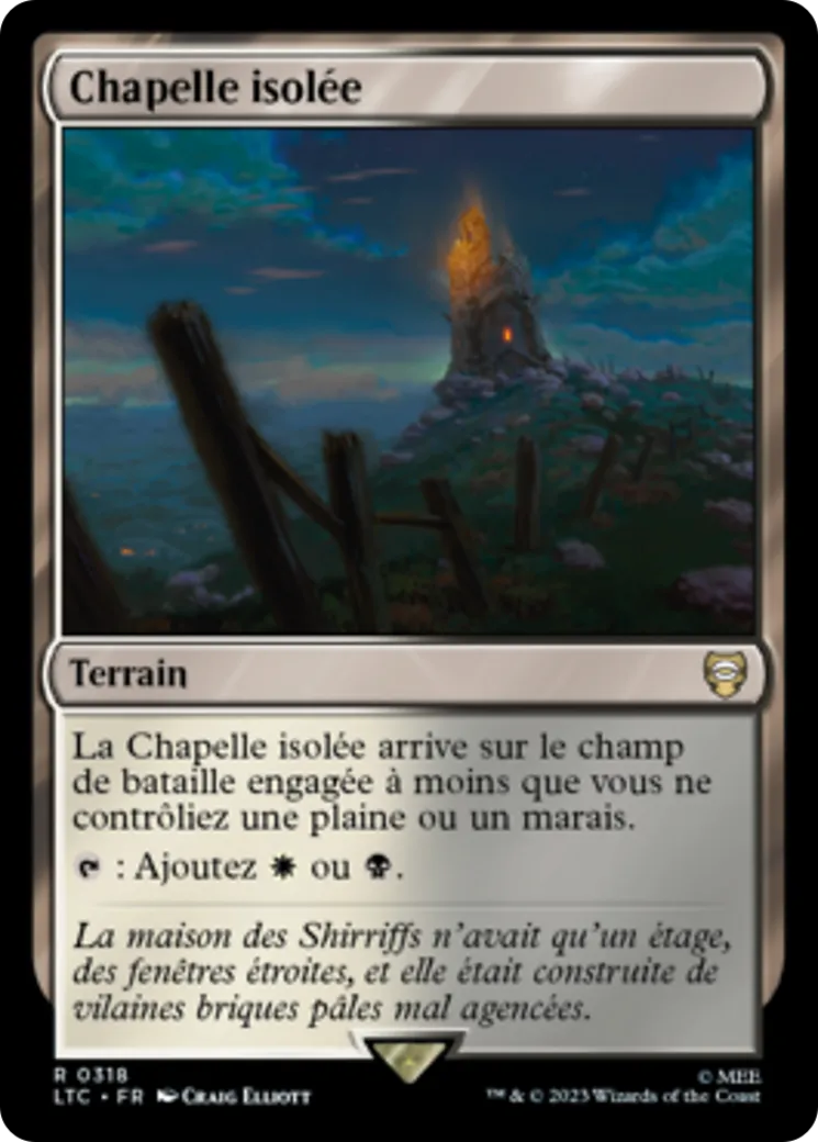 Chapelle isolée — Tales of Middle-earth Commander — Magic: The Gathering