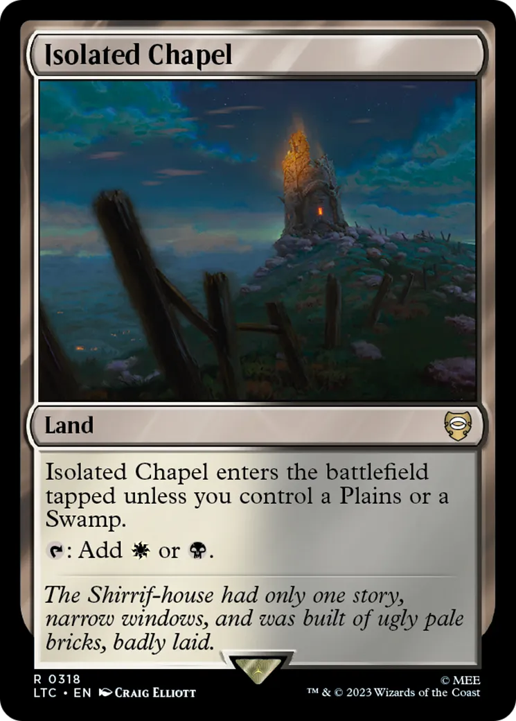 Isolated Chapel — Tales of Middle-earth Commander — Magic: The Gathering