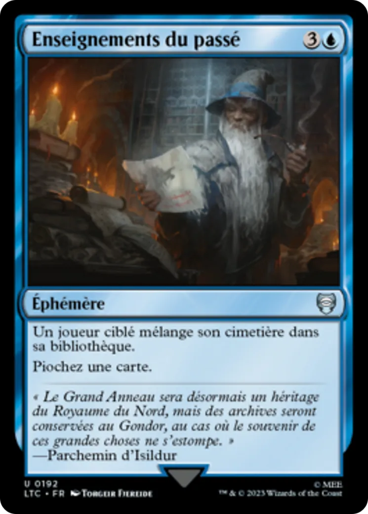 Enseignements du passé — Tales of Middle-earth Commander — Magic: The Gathering
