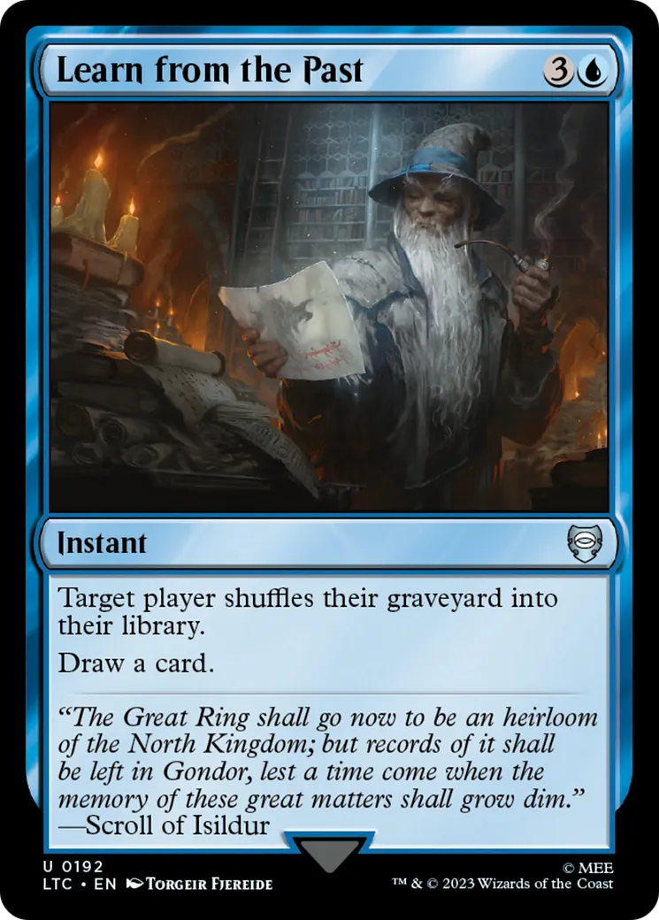 Enseignements du passé — Tales of Middle-earth Commander — Magic: The Gathering