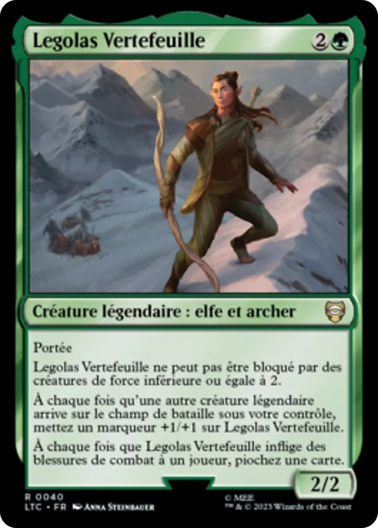 Legolas Vertefeuille — Tales of Middle-earth Commander — Magic: The Gathering