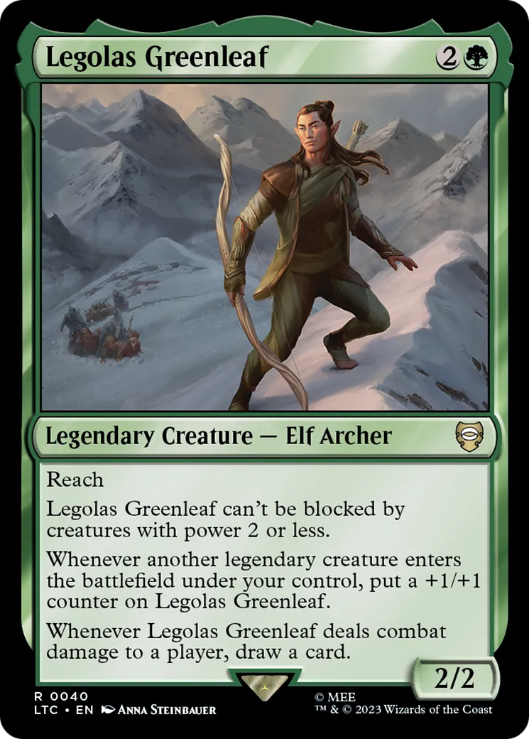 Legolas Vertefeuille — Tales of Middle-earth Commander — Magic: The Gathering