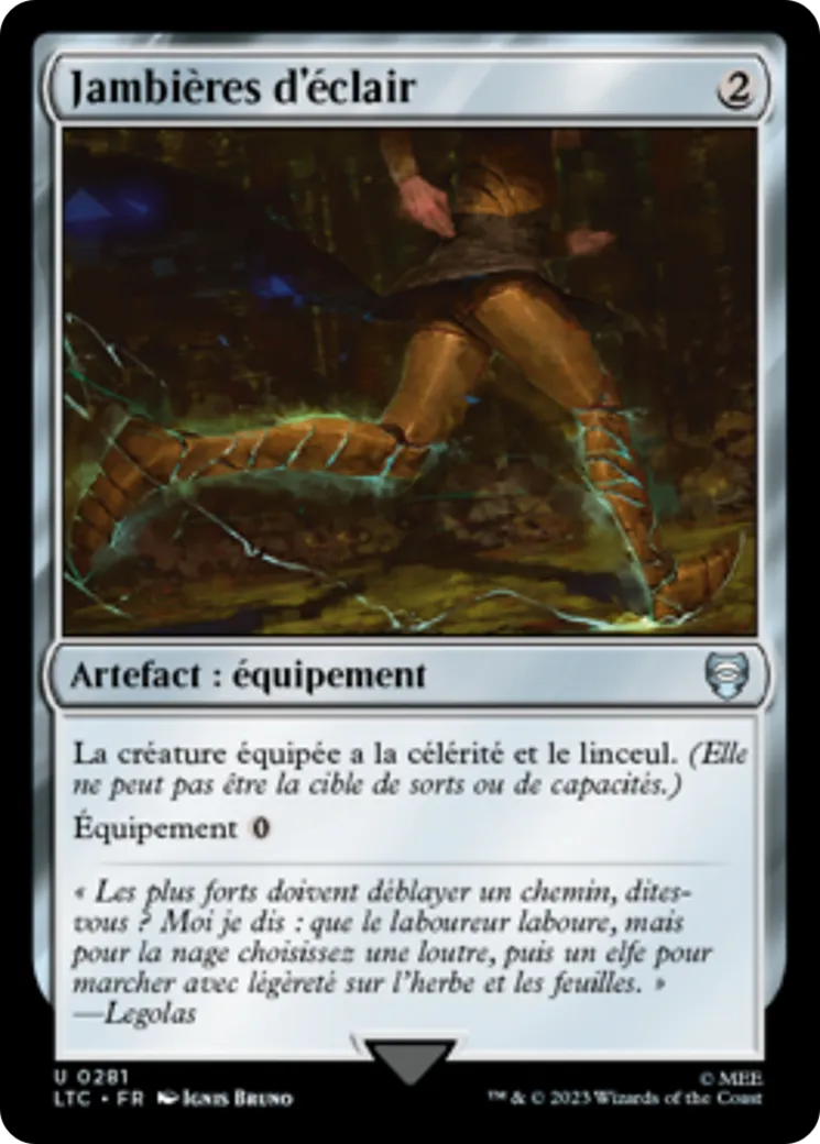 Jambières d'éclair — Tales of Middle-earth Commander — Magic: The Gathering