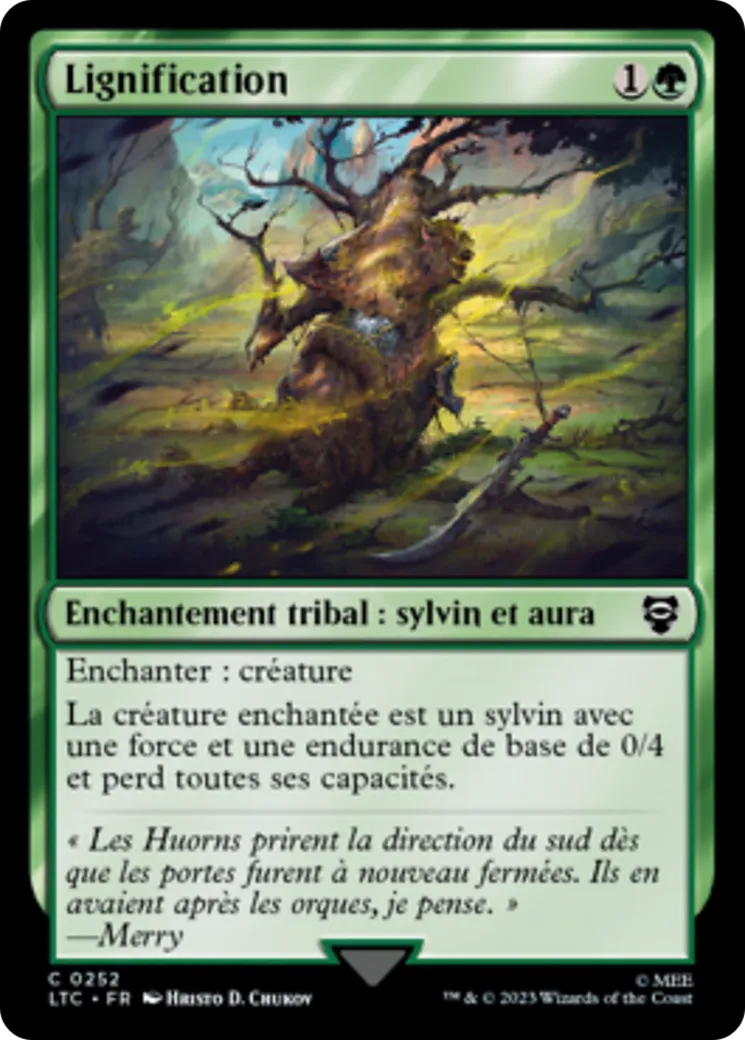 Lignification — Tales of Middle-earth Commander — Magic: The Gathering