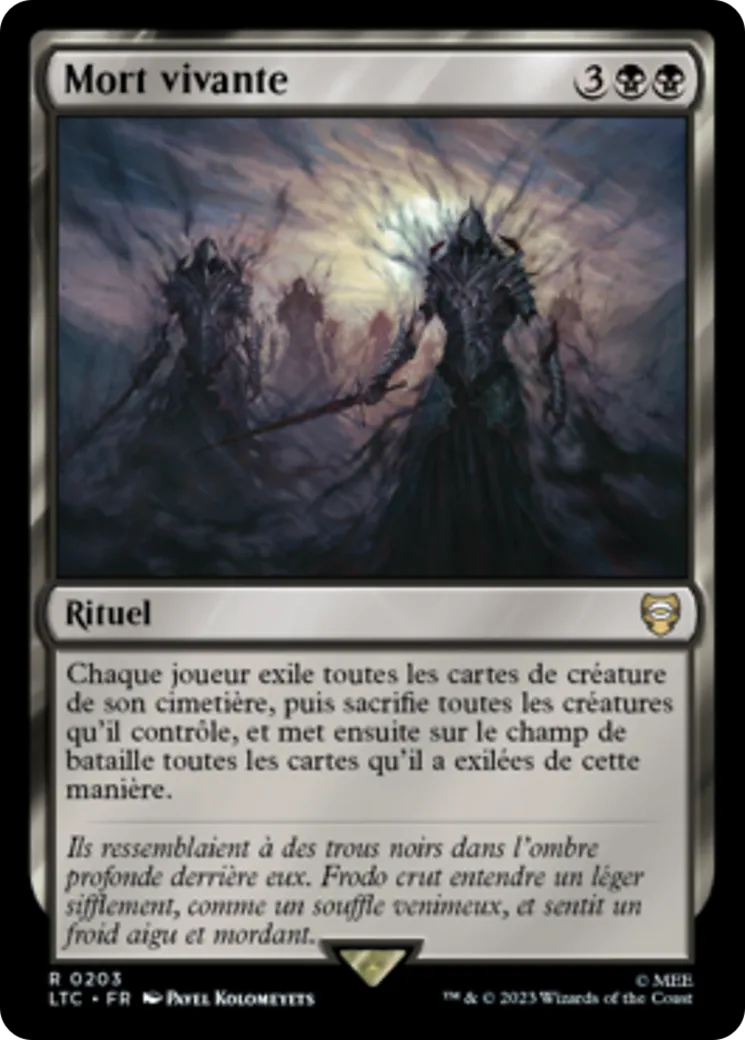 Mort vivante — Tales of Middle-earth Commander — Magic: The Gathering
