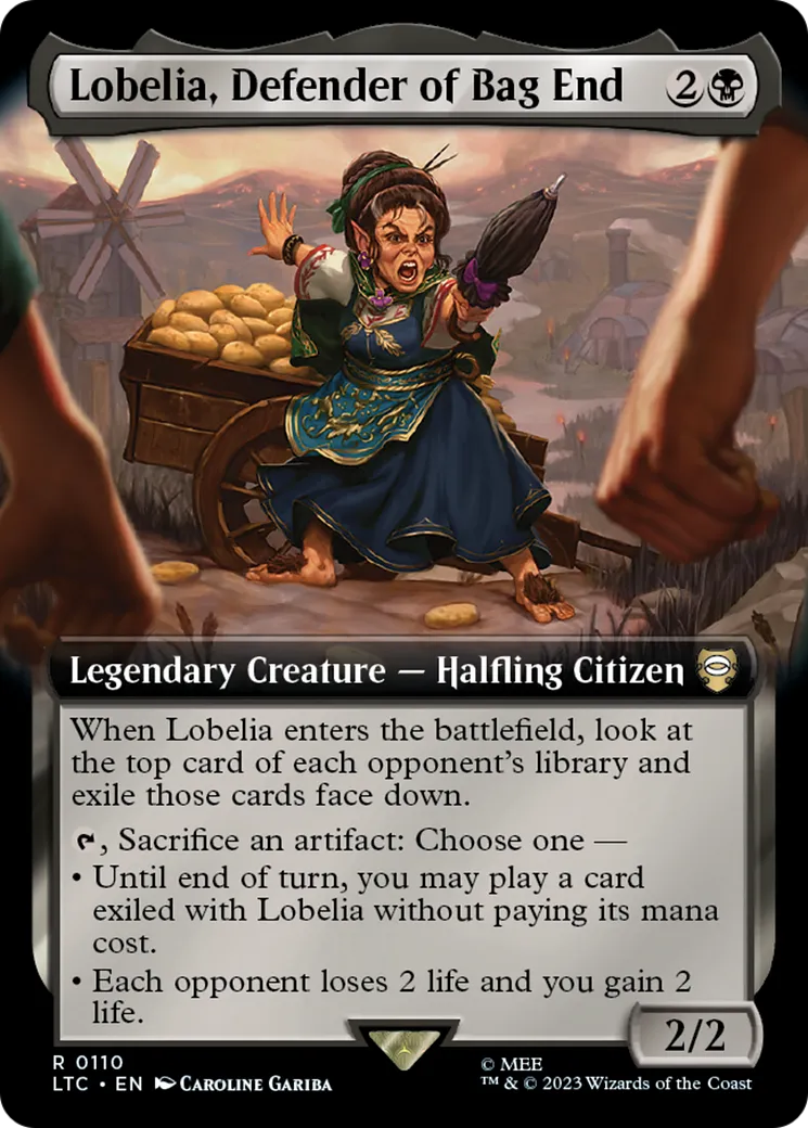 Lobelia, Defender of Bag End — Tales of Middle-earth Commander — Magic: The Gathering