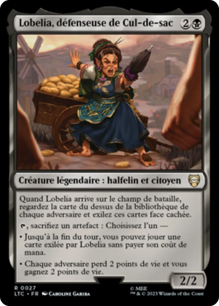 Lobelia, défenseuse de Cul-de-sac — Tales of Middle-earth Commander — Magic: The Gathering