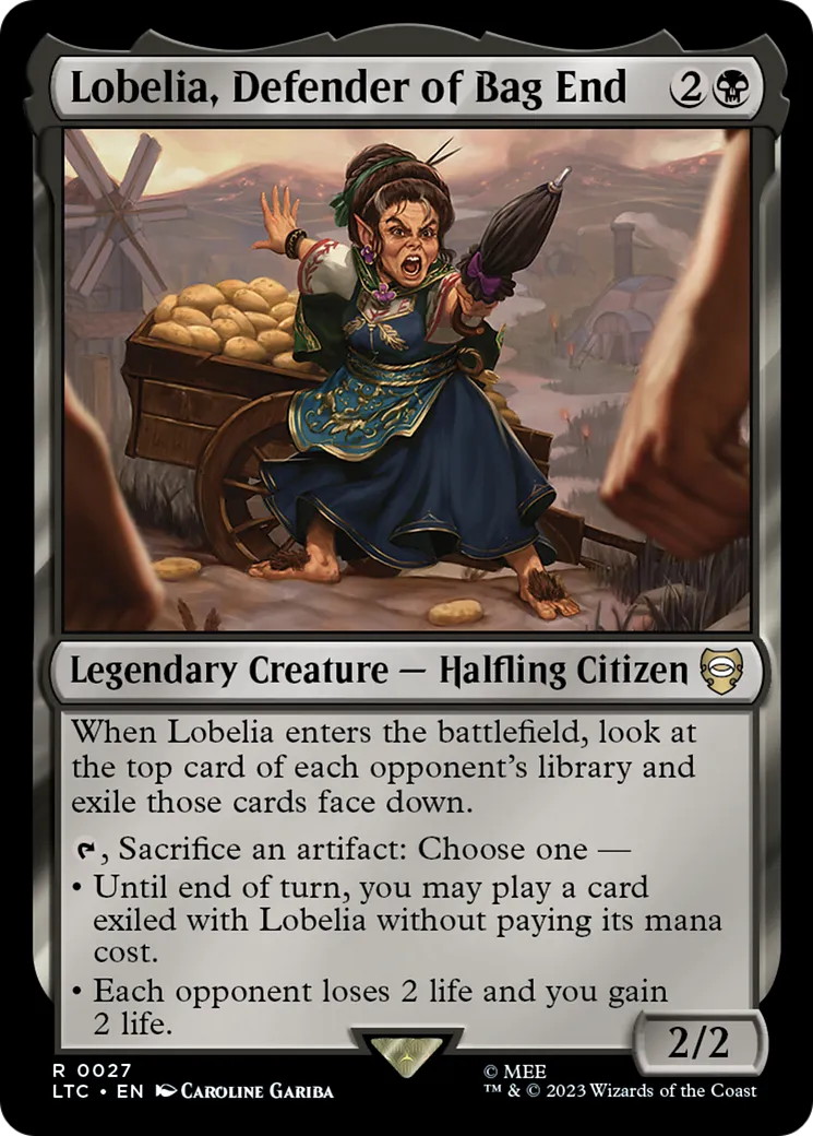 Lobelia, Defender of Bag End — Tales of Middle-earth Commander — Magic: The Gathering