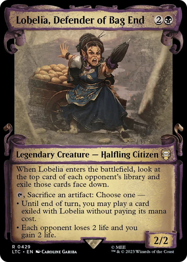 Lobelia, Defender of Bag End — Tales of Middle-earth Commander — Magic: The Gathering
