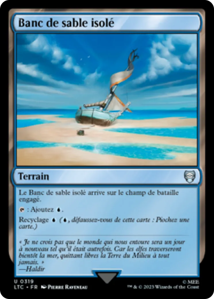 Banc de sable isolé — Tales of Middle-earth Commander — Magic: The Gathering