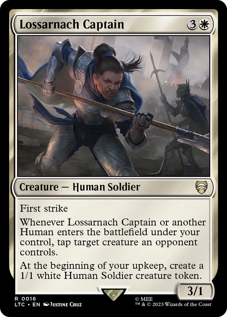 Lossarnach Captain — Tales of Middle-earth Commander — Magic: The Gathering