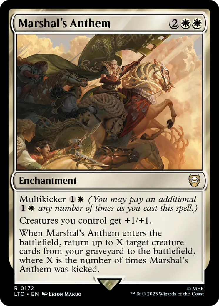 Marshal's Anthem — Tales of Middle-earth Commander — Magic: The Gathering