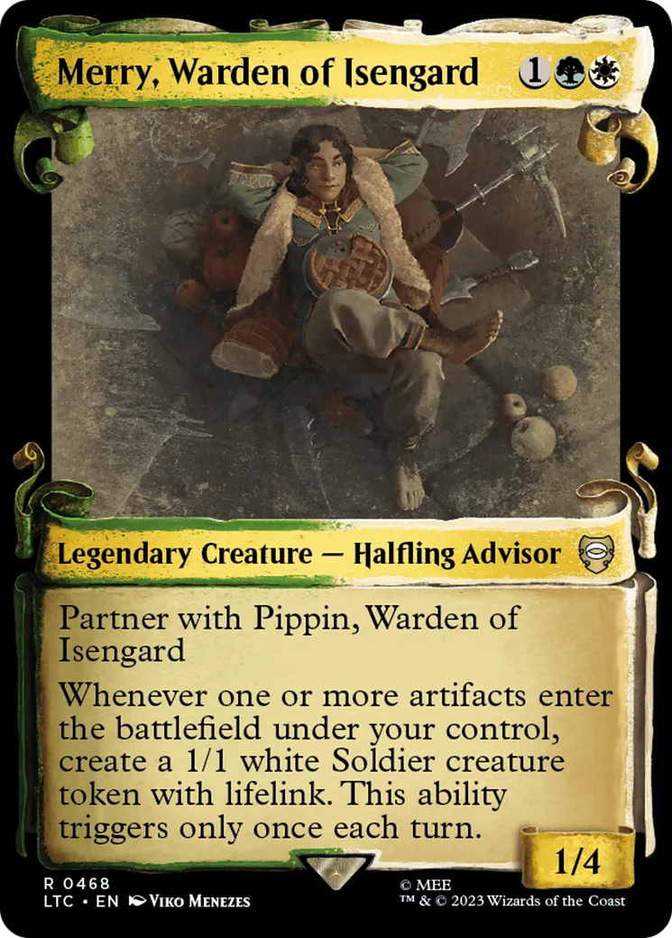 Merry, garde d'Isengard — Tales of Middle-earth Commander — Magic: The Gathering