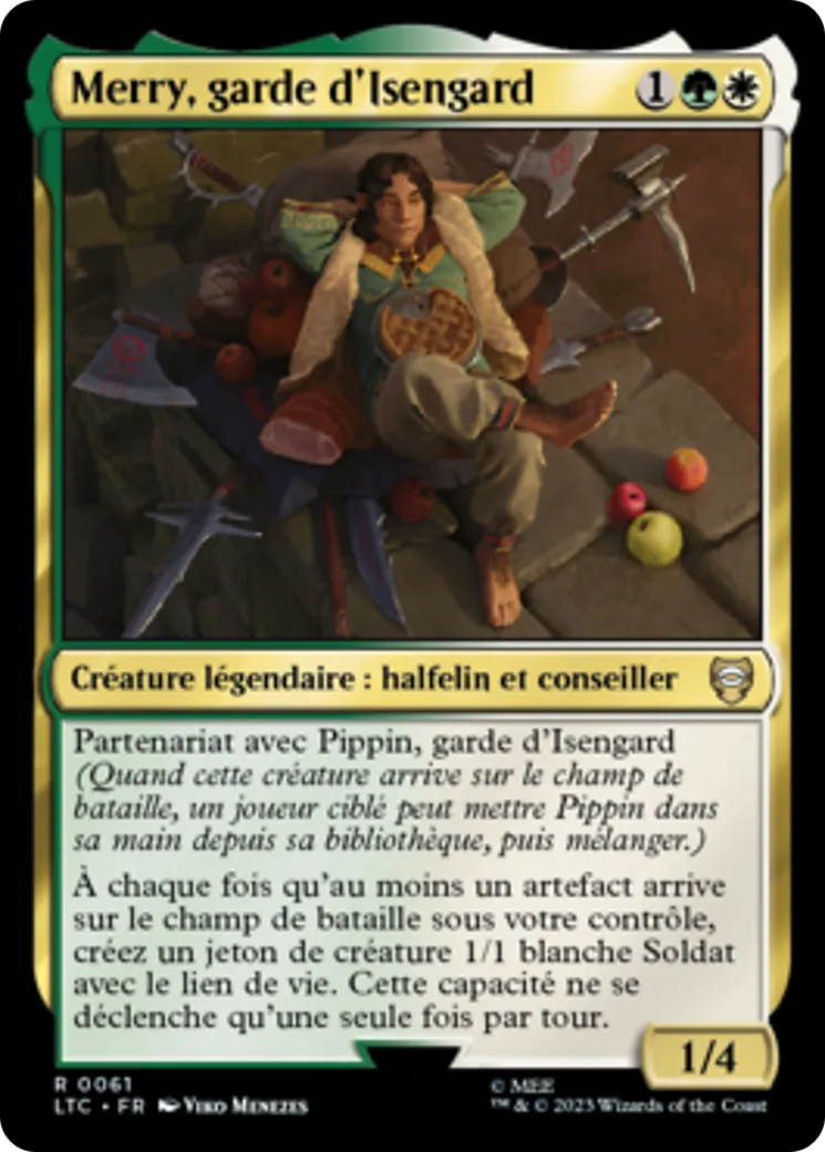 Merry, garde d'Isengard — Tales of Middle-earth Commander — Magic: The Gathering