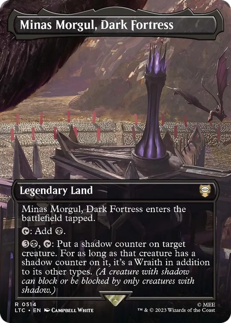 Minas Morgul, Dark Fortress from Tales of Middle-earth Commander - Magic: The Gathering